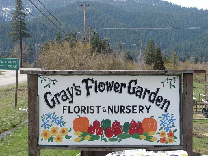Branding banner for Gray's Flower Garden