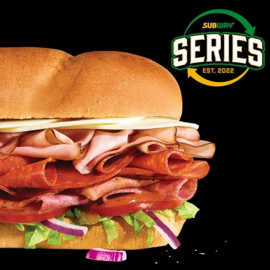 Branding banner for Subway