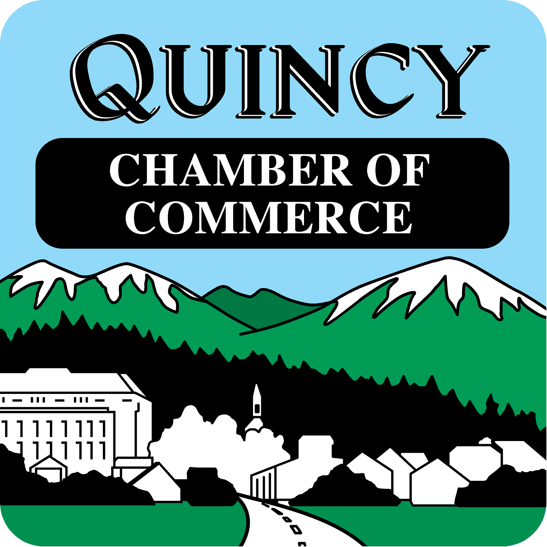 Branding banner for Quincy Chamber of Commerce