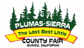 Branding banner for Plumas-Sierra County Fair