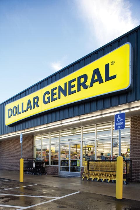 Branding banner for Dollar General