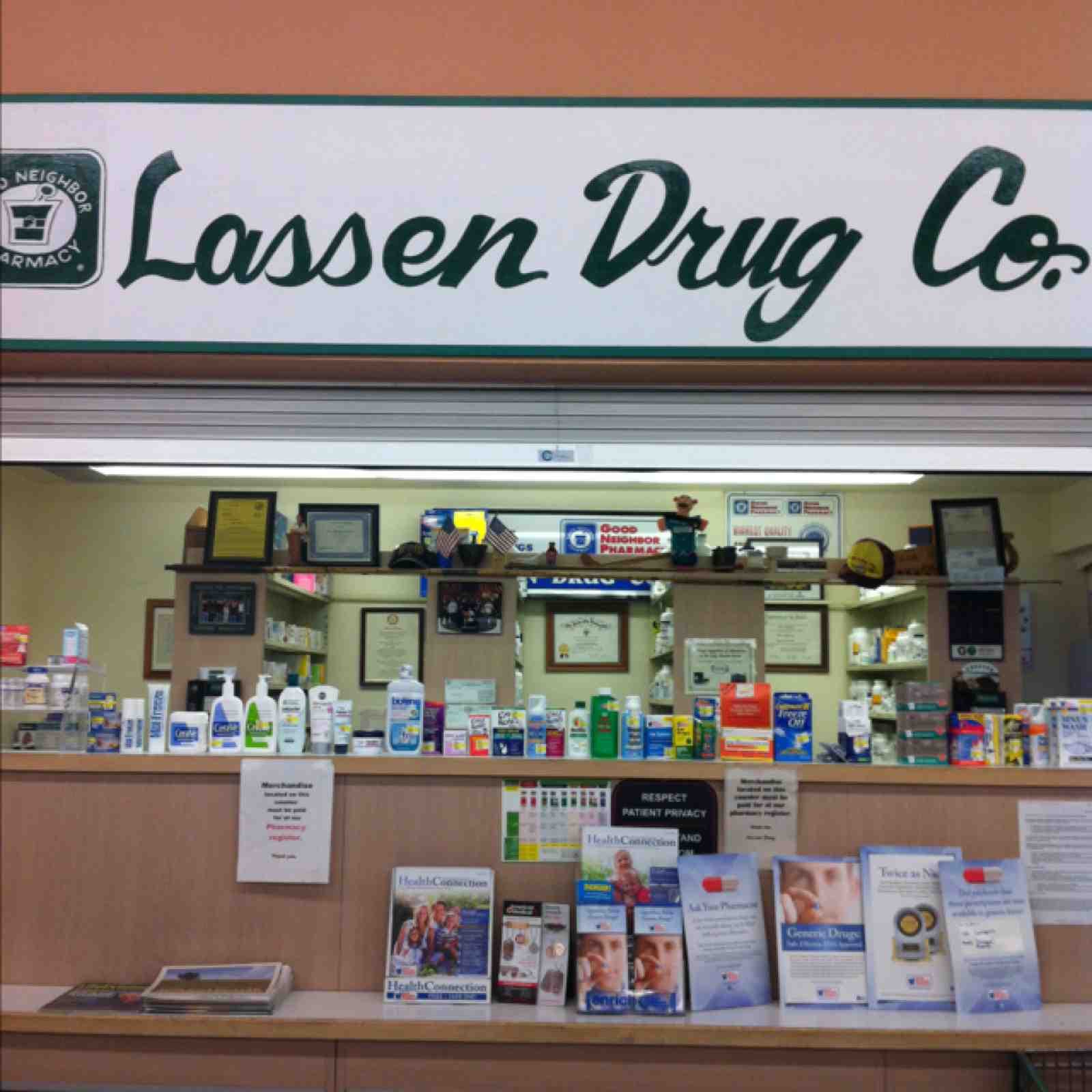 Branding banner for Lassen Drug Co