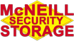 Branding banner for McNeill Security Storage